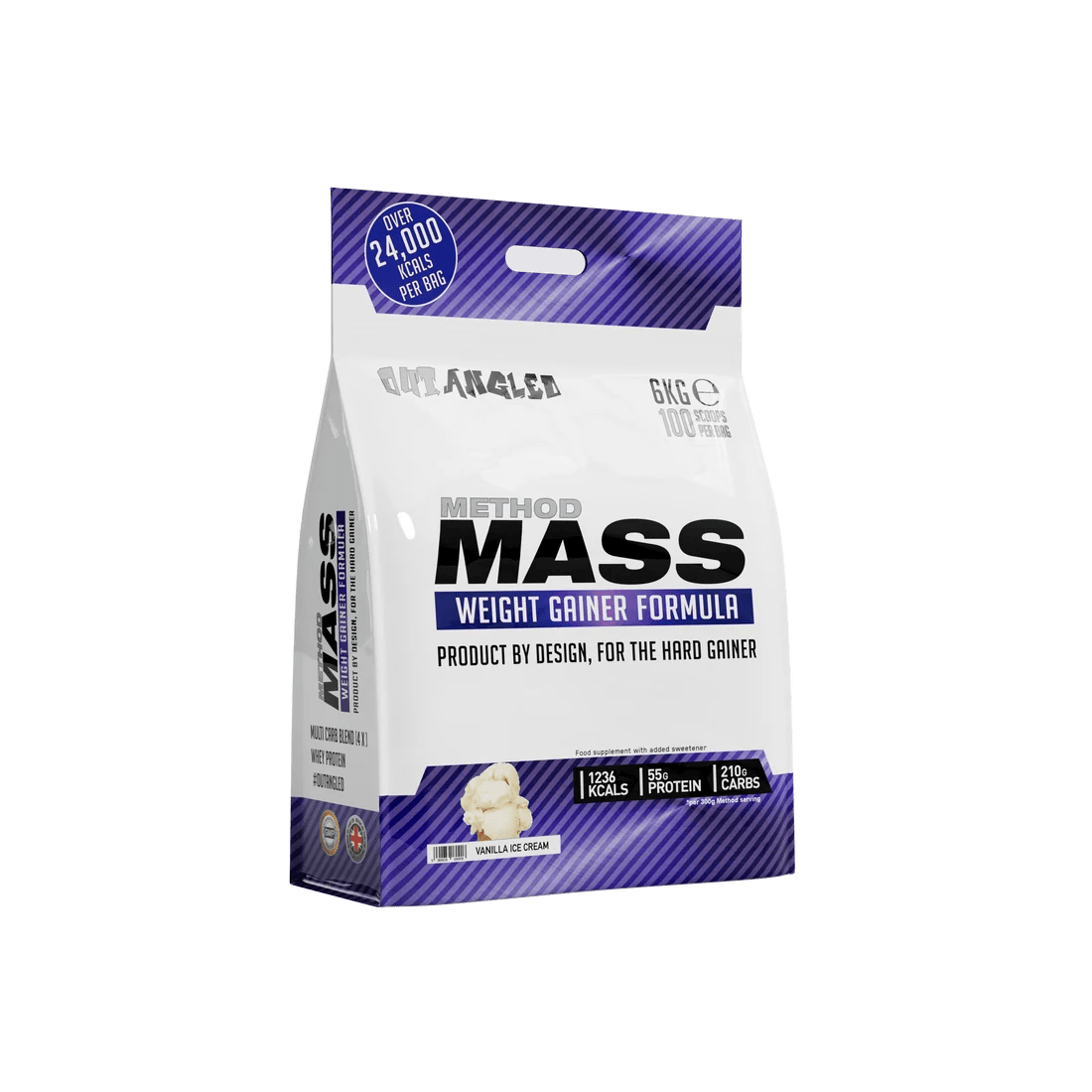 OUT ANGLED Method Mass Gainer 6kg - MJ protein Supplement